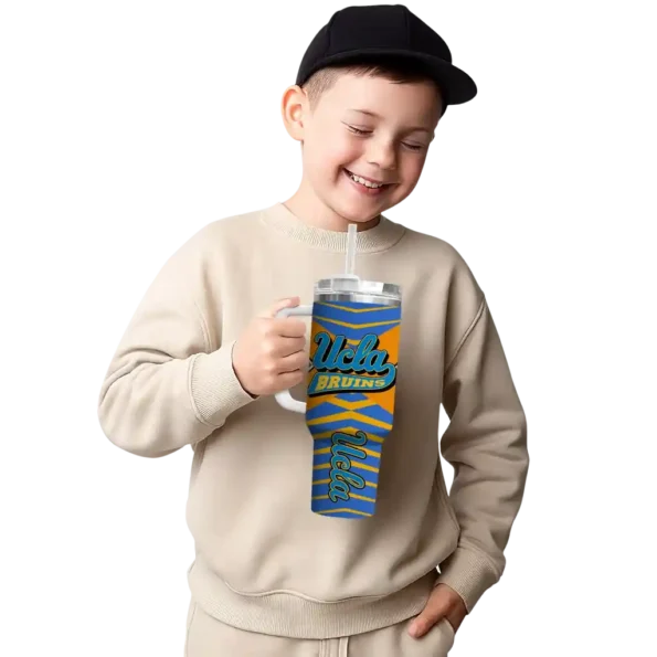 personalized ucla bruins chevron layers blue curved tumbler latest model.webp
