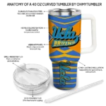 personalized ucla bruins chevron layers blue curved tumbler best selling.webp