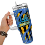 personalized ucla bruins claw cut blue black curved tumbler best selling.webp