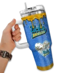 personalized ucla bruins heart helmet motif blue curved tumbler best selling.webp