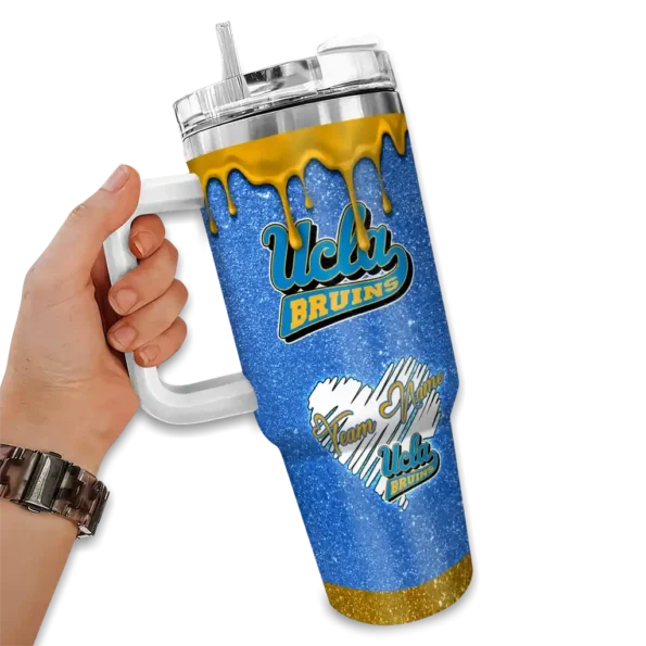 personalized ucla bruins heart helmet motif blue curved tumbler fashion forward.webp