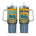 personalized ucla bruins hex texture blue curved tumbler best selling.webp