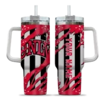 personalized unlv rebels claw cut red black curved tumbler best selling.webp