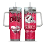 personalized unlv rebels heart helmet motif red curved tumbler best selling.webp