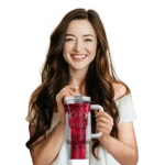 personalized unlv rebels hexagon armor red curved tumbler best selling.webp