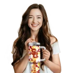 personalized usc trojans camo mashup red white curved tumbler best selling.webp