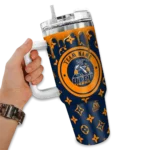 personalized utep miners bullseye drips blue curved tumbler best selling.webp