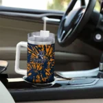personalized utep miners burst swirl blue curved tumbler best selling.webp