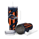 personalized utsa roadrunners claw cut orange black curved tumbler best selling.webp