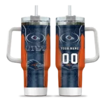 personalized utsa roadrunners hexagon armor orange curved tumbler best selling.webp