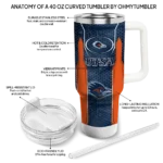 personalized utsa roadrunners hexagon armor orange curved tumbler best selling.webp