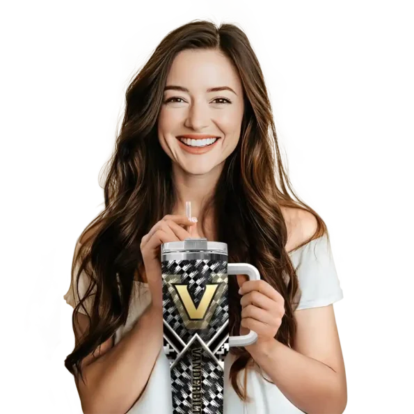 personalized vanderbilt commodores chevron angle black curved tumbler premium grade.webp