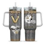 personalized vanderbilt commodores heart helmet motif black curved tumbler best selling.webp