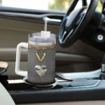 personalized vanderbilt commodores heart helmet motif black curved tumbler best selling.webp