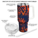 personalized virginia cavaliers burst swirl blue curved tumbler best selling.webp