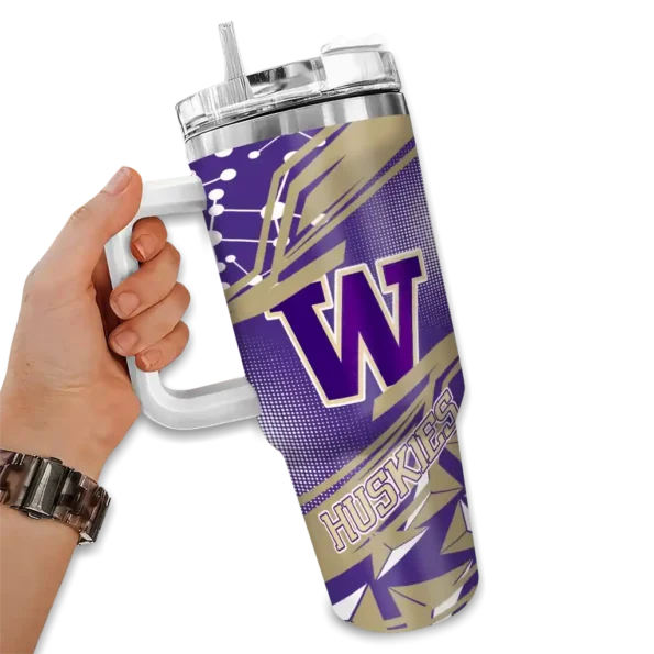 personalized washington huskies abstract paths purple curved tumbler fashion forward.webp
