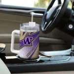 personalized washington huskies arrow burst purple curved tumbler best selling.webp