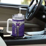 personalized washington huskies leopard zipper purple curved tumbler best selling.webp