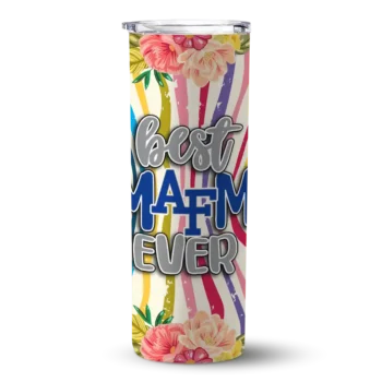 Air Force Falcons Flower Cluster Skinny Tumbler