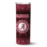 alabama-crimson-tide-radiant-glitter-crimson-skinny-tumbler-best-selling-1.webp