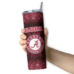 alabama-crimson-tide-radiant-glitter-crimson-skinny-tumbler-best-selling-1.webp