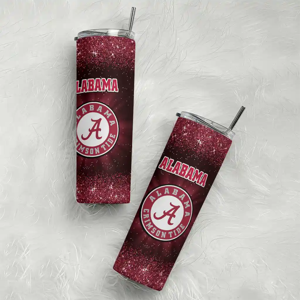 alabama-crimson-tide-radiant-glitter-crimson-skinny-tumbler-top-rated.webp