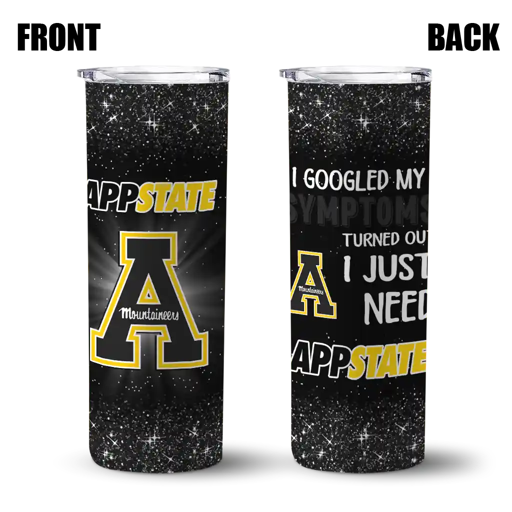 appalachian-state-mountaineers-radiant-glitter-black-skinny-tumbler-fashion-forward-1.webp