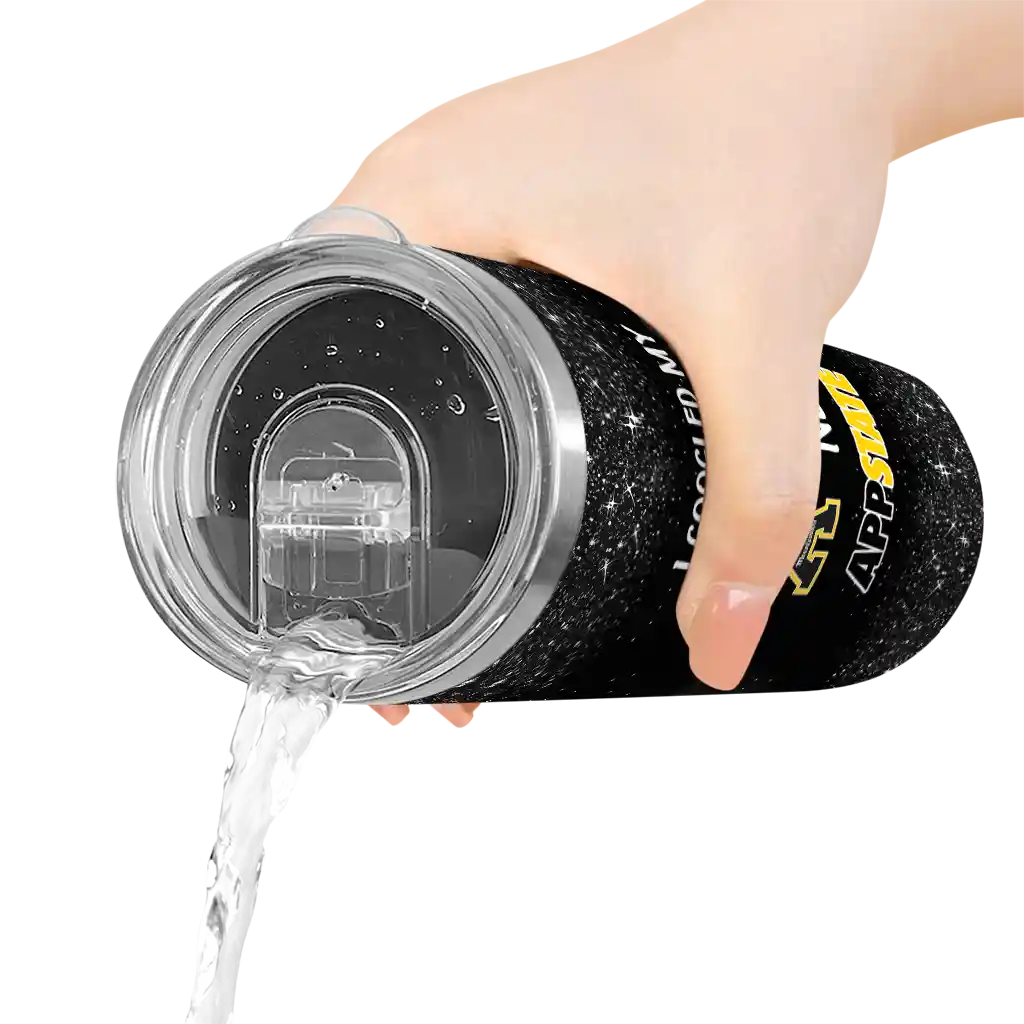 appalachian-state-mountaineers-radiant-glitter-black-skinny-tumbler-latest-model-1.webp