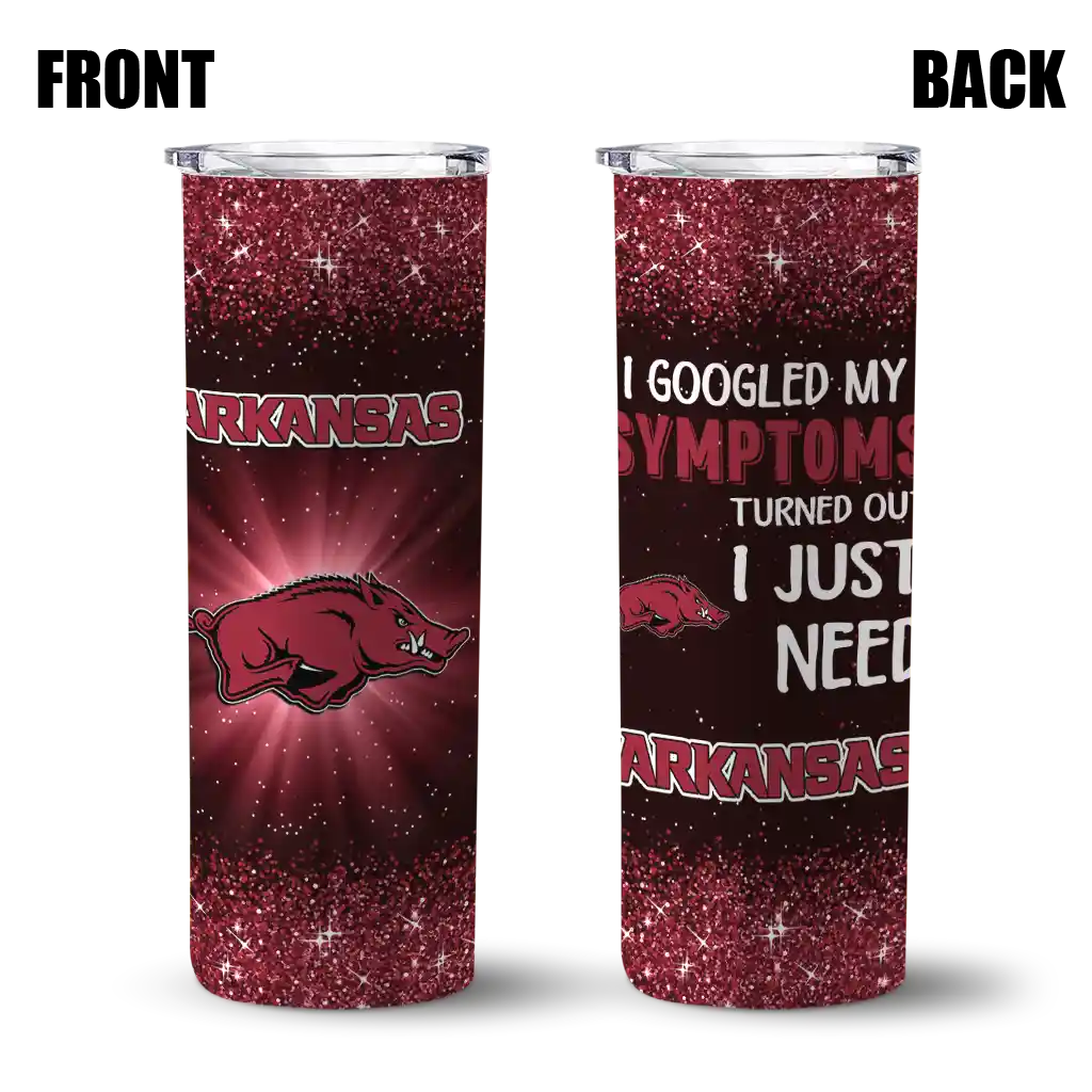 arkansas-razorbacks-radiant-glitter-red-skinny-tumbler-fashion-forward-1.webp