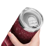arkansas-razorbacks-radiant-glitter-red-skinny-tumbler-best-selling-1.webp