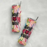 arkansas-state-red-wolves-flower-cluster-skinny-tumbler-best-selling-1.webp