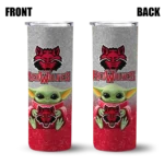 arkansas-state-red-wolves-yoda-smile-scarlet-skinny-tumbler-best-selling-1-1.webp