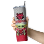 arkansas-state-red-wolves-yoda-smile-scarlet-skinny-tumbler-best-selling-1-1.webp