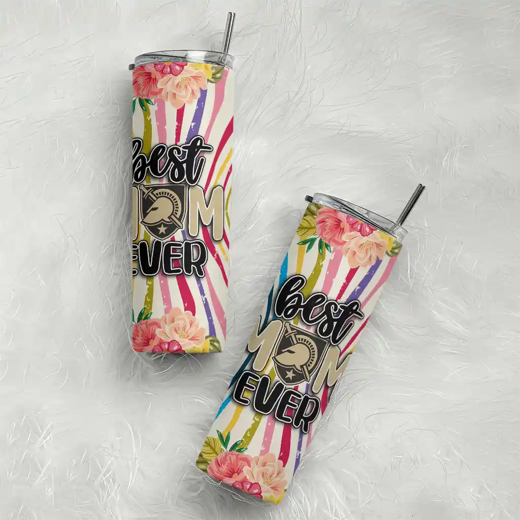 army-black-knights-flower-cluster-skinny-tumbler-top-rated.webp