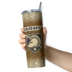 army-black-knights-radiant-glitter-gold-skinny-tumbler-best-selling.webp