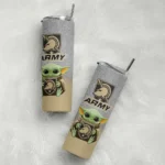 army black knights yoda smile gold skinny tumbler best selling 2.webp