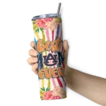 auburn tigers flower cluster skinny tumbler best selling 1.webp