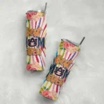 auburn tigers flower cluster skinny tumbler best selling 1.webp