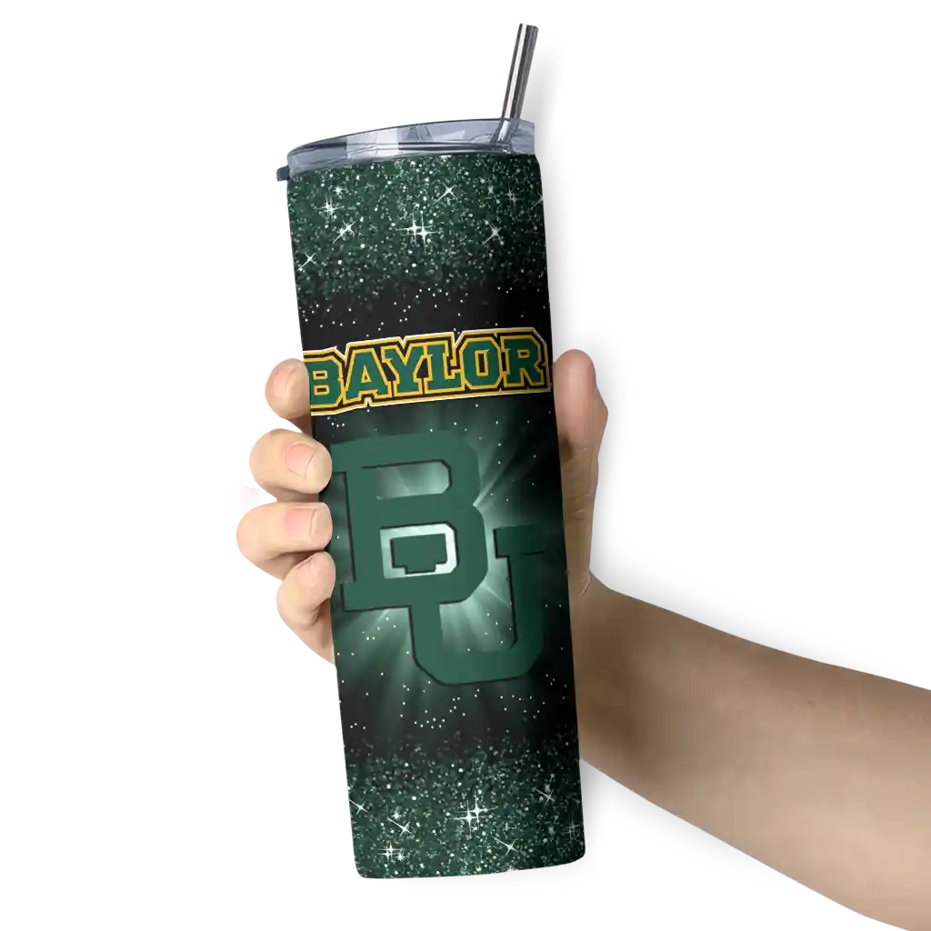 baylor-bears-radiant-glitter-green-skinny-tumbler-premium-grade.webp