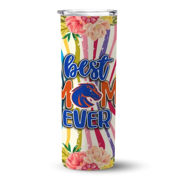 boise state broncos flower cluster skinny tumbler best selling