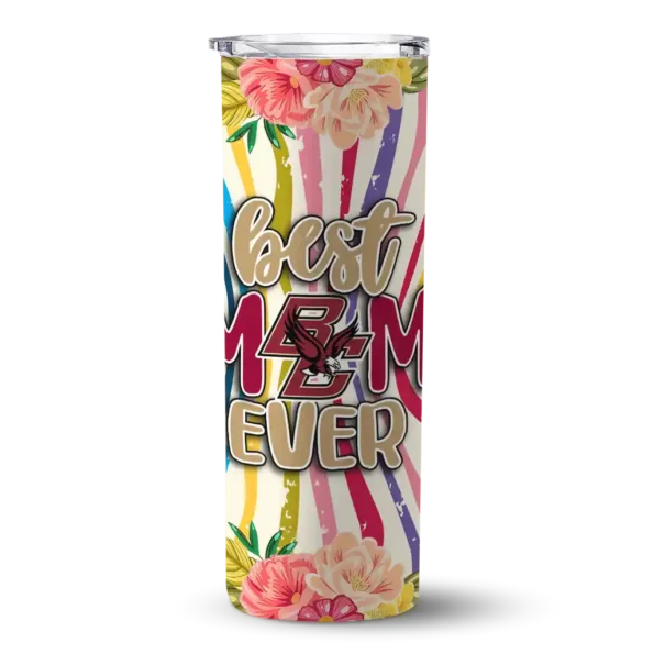 boston college eagles flower cluster skinny tumbler best selling