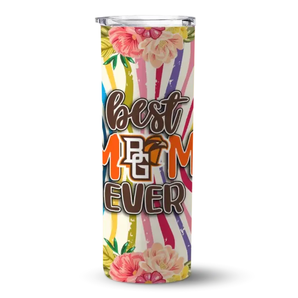 bowling green falcons flower cluster skinny tumbler best selling 1 1