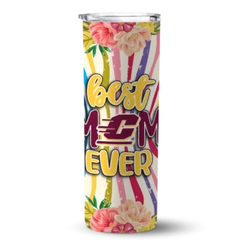 Central Michigan Chippewas Flower Cluster Skinny Tumbler