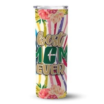 Charlotte 49ers Flower Cluster Skinny Tumbler