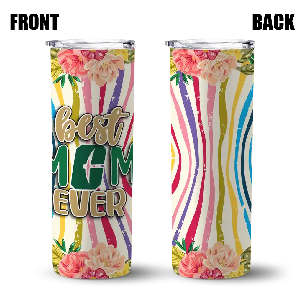 charlotte-49ers-flower-cluster-skinny-tumbler-fashion-forward.webp