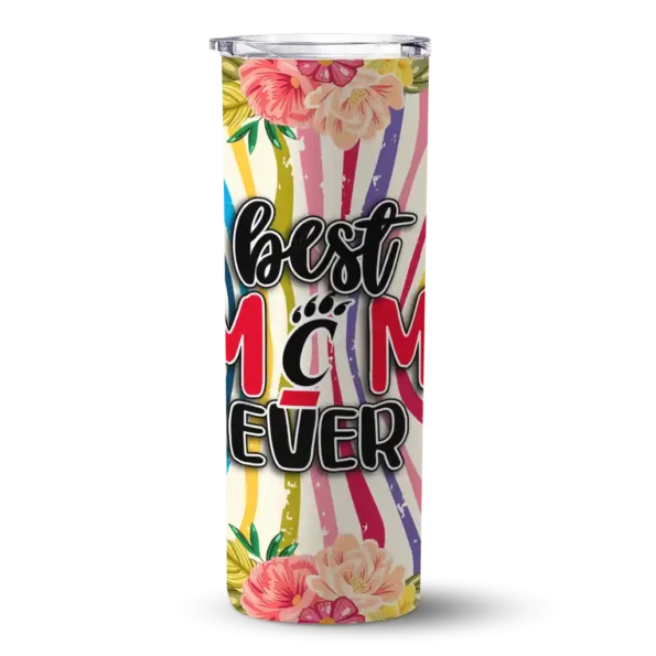 cincinnati bearcats flower cluster skinny tumbler best selling