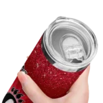 cincinnati-bearcats-radiant-glitter-red-skinny-tumbler-best-selling.webp