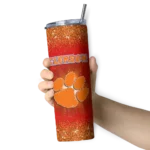 clemson-tigers-radiant-glitter-orange-skinny-tumbler-best-selling.webp