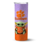 clemson-tigers-yoda-smile-orange-skinny-tumbler-best-selling.webp