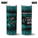 coastal-carolina-chanticleers-radiant-glitter-green-skinny-tumbler-best-selling.webp